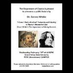Public Lecture: "'I Knew I Had a Brother!' Fraternity and Identity in Plautus' Menaechmi and Oscar Wilde's The Importance of Being Earnest" (Dr. Serena Witzke) on February 18, 2015